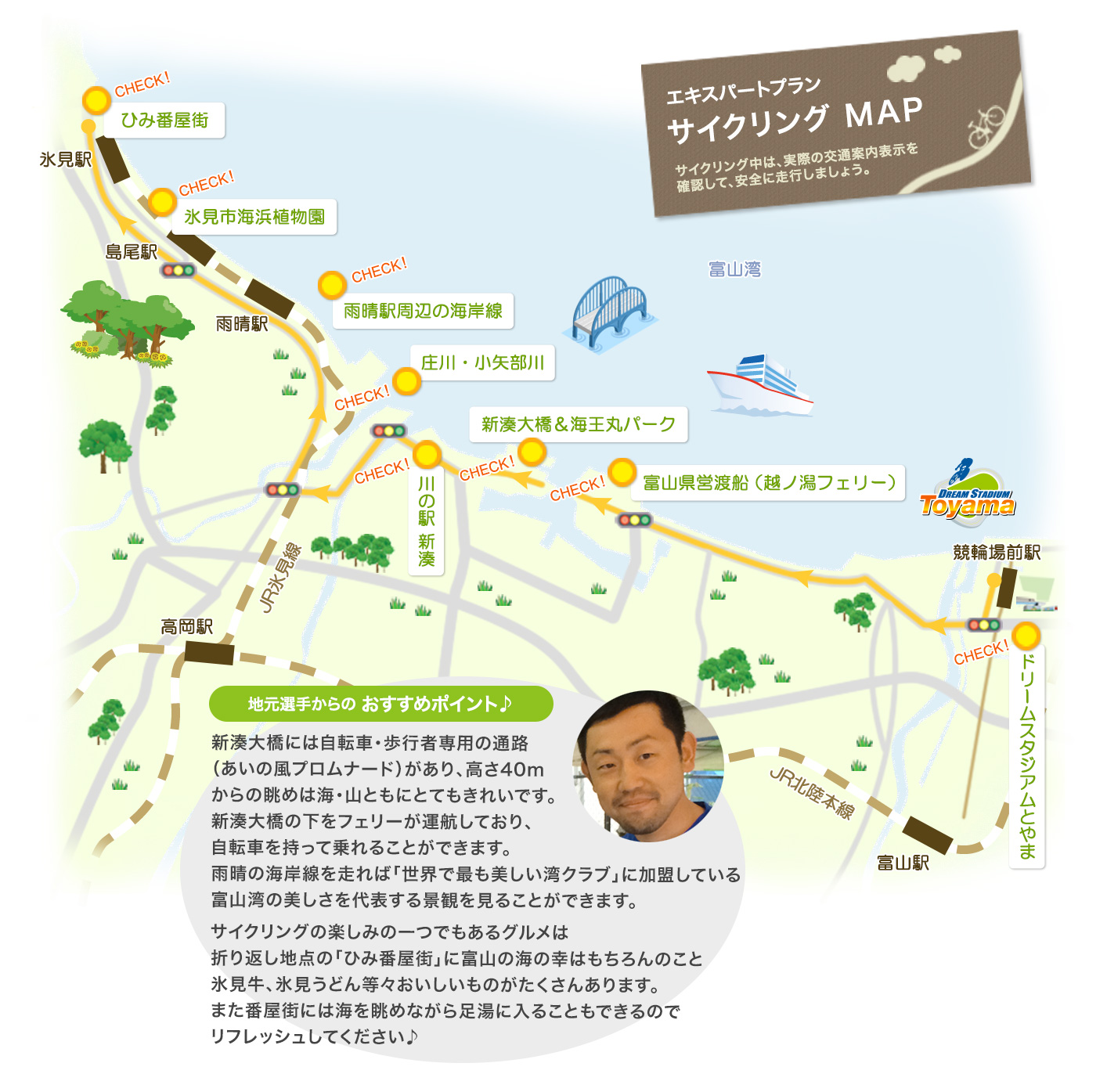 エキスパートプラン サイクリングMAP